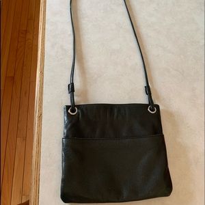 Leather cross body purse by Margot